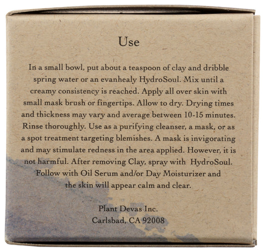 evanhealy Green Tea Clay 1 Oz. Back