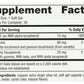 Nordic Naturals Vitamin E Complex 30 Soft Gels Supplement Facts