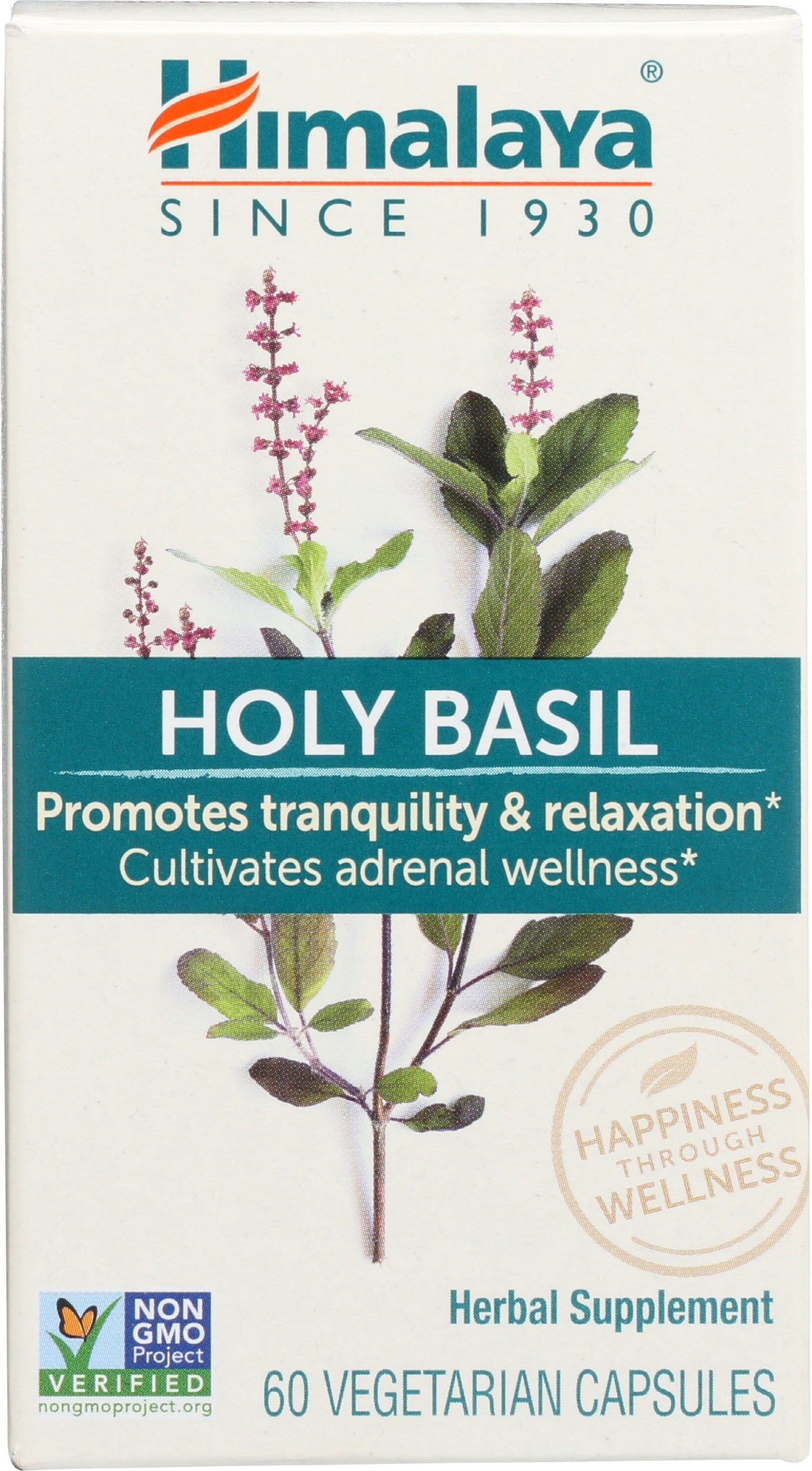 Himalaya Holy Basil 60 Vegetarian Capsules