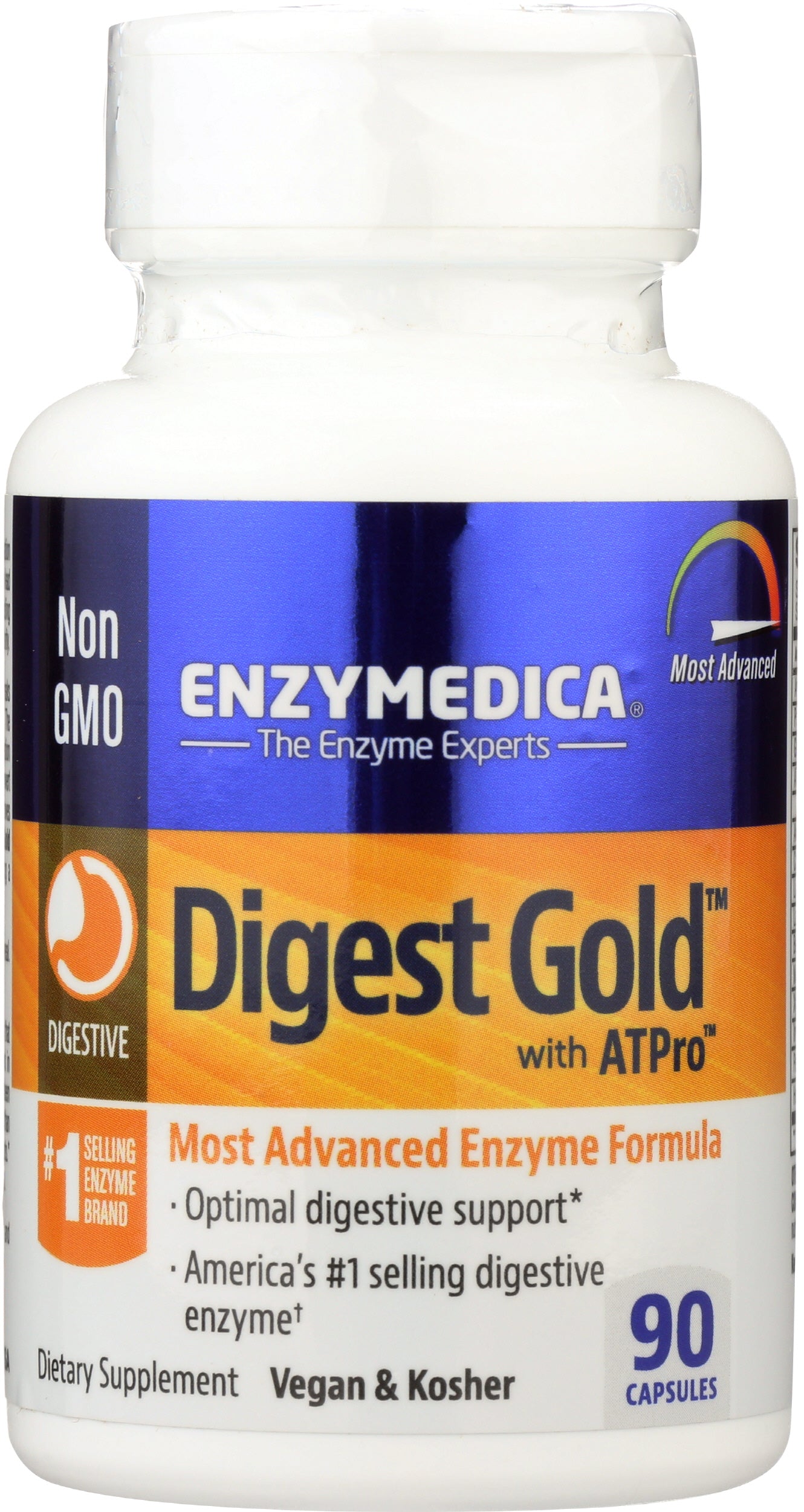 Enzymedica Digest Gold 90 Capsules Front