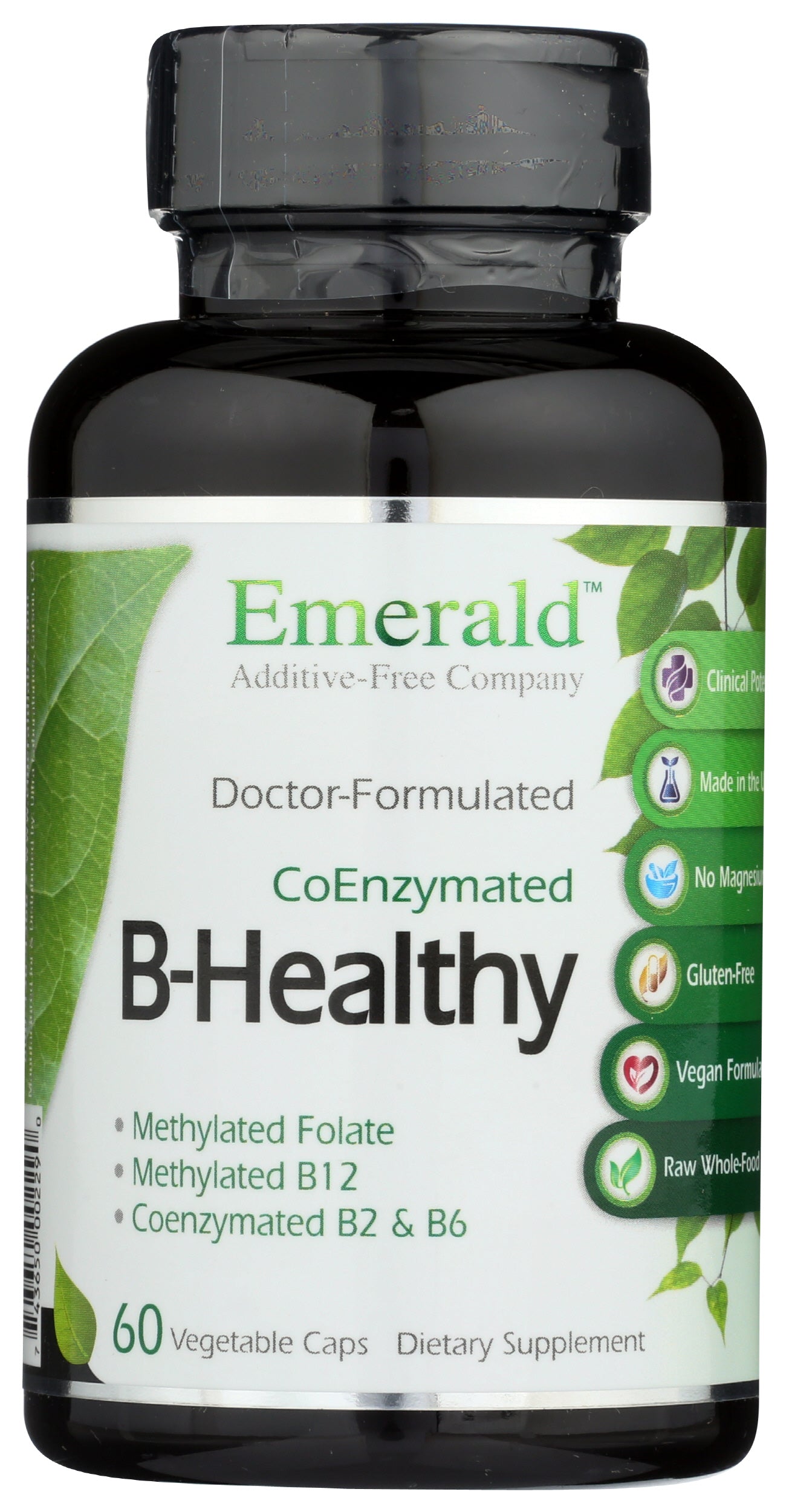 Emerald Labs Coenzymated B-Healthy 60 Vegetable Caps – Nutrition Stop