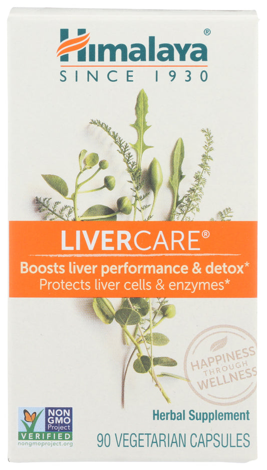 Himalaya LiverCare 90 Vegetarian Capsules Front