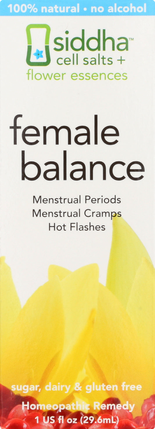 Siddha Remedies Female Balance 1 Fl. Oz. Front