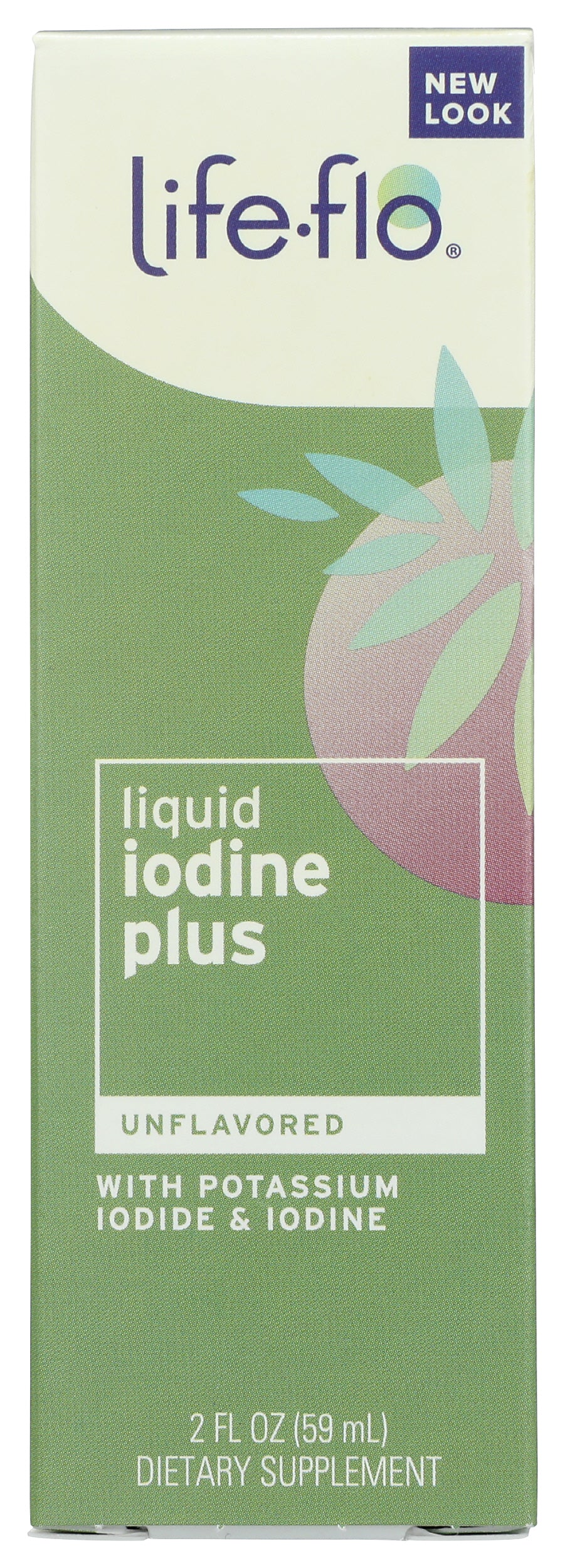 Life Flo Liquid Iodine Plus 2 Fl. Oz. Front of Box