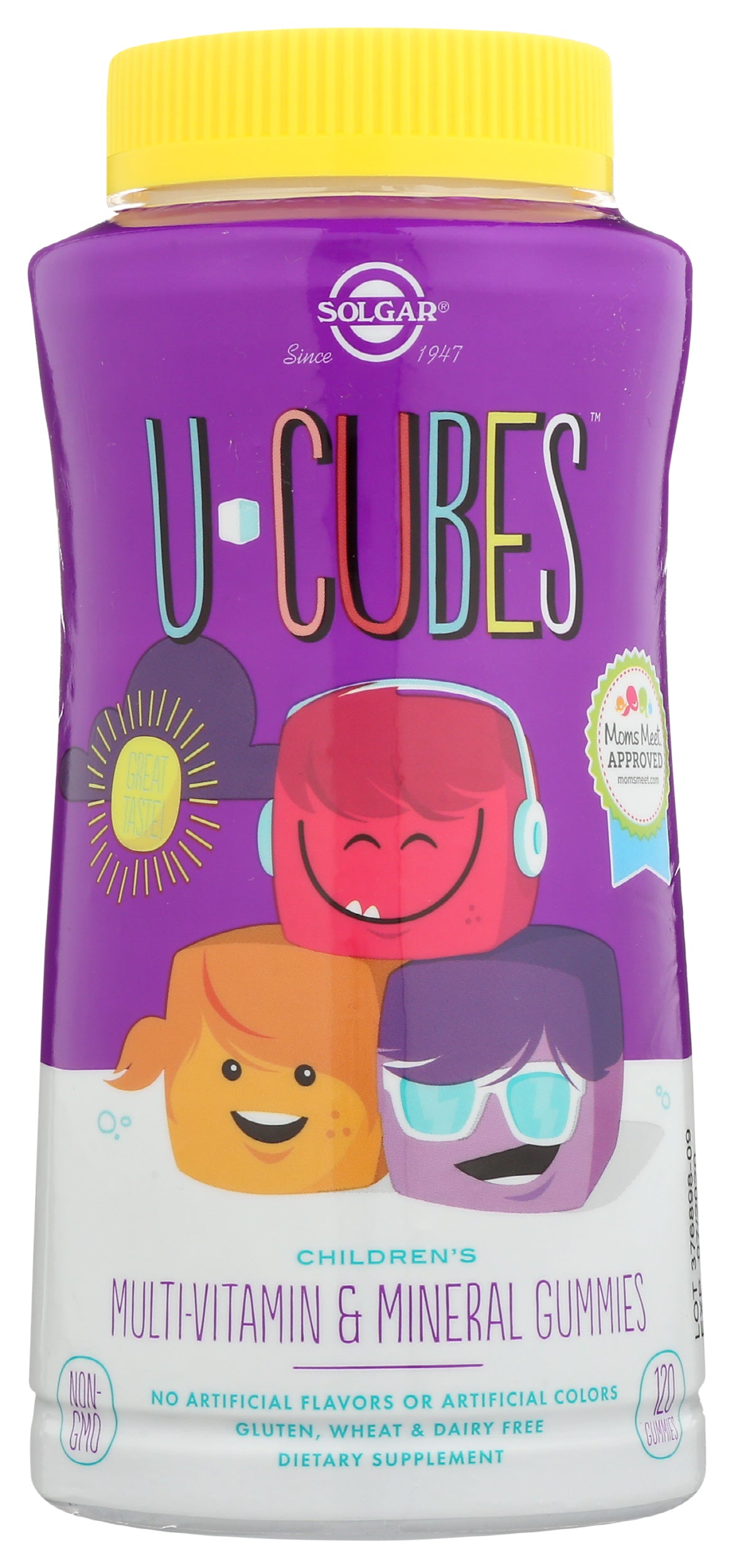 Solgar U-Cubes 120 Gummies Front