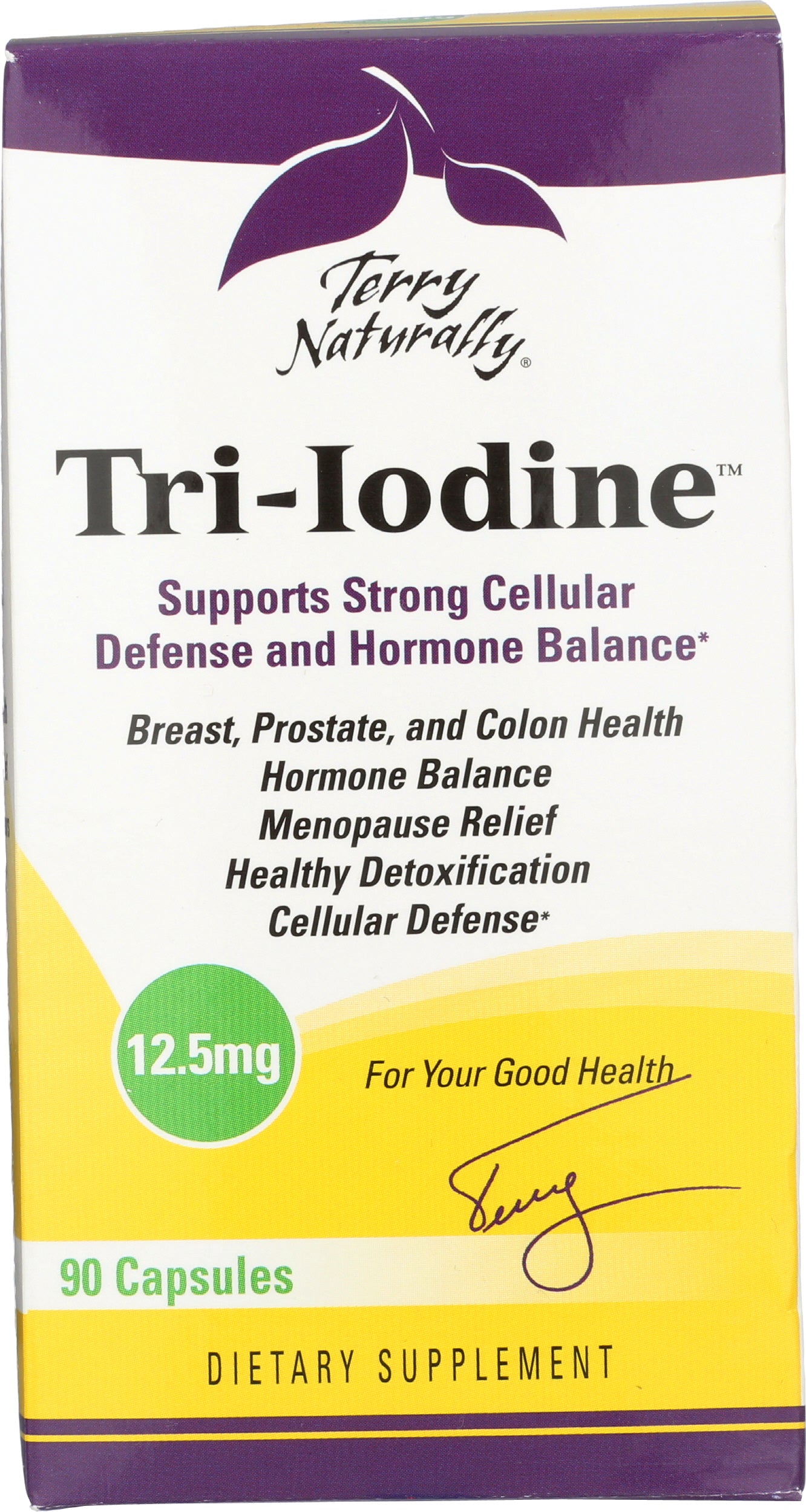 Terry Naturally Tri-Iodine 12.5mg 90 Capsules