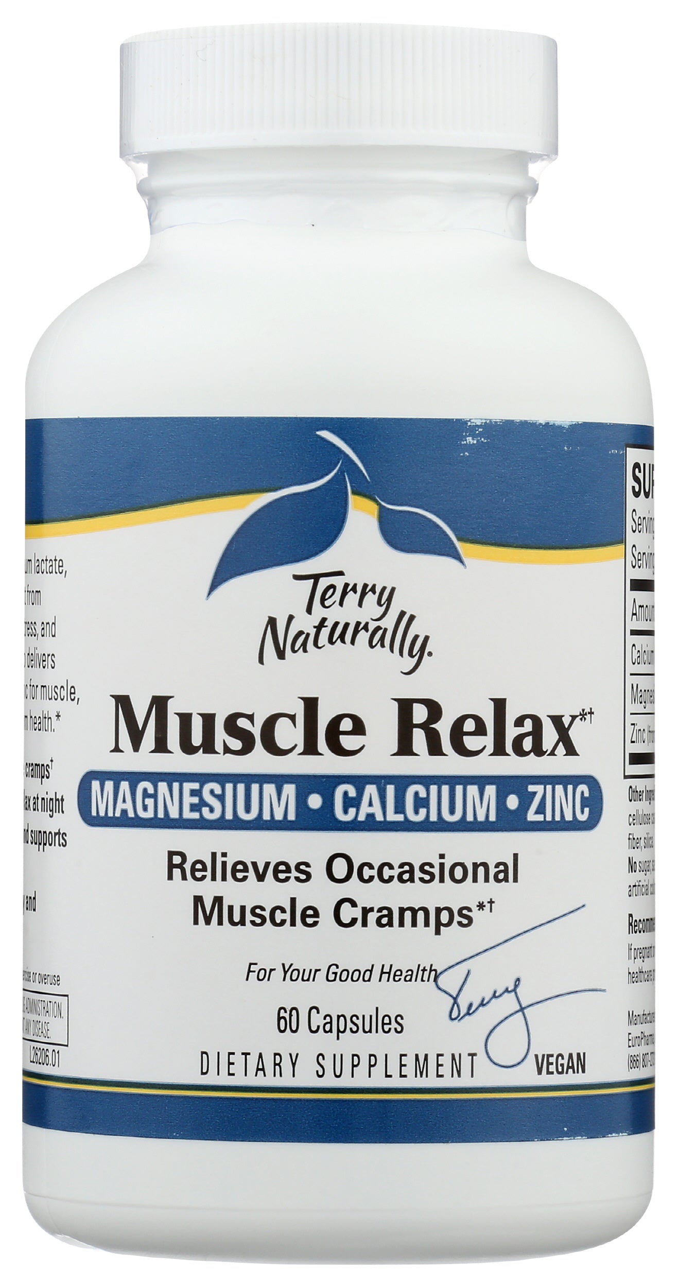 Terry Naturally Muscle Relax 60 Capsules