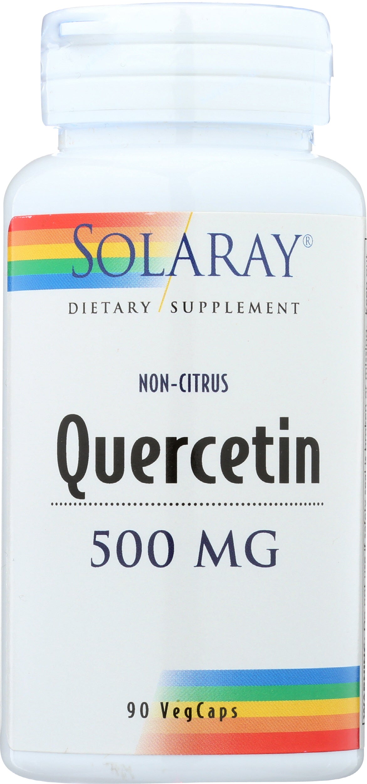 Solaray Quercetin 500mg 90 VegCaps Front of Bottle