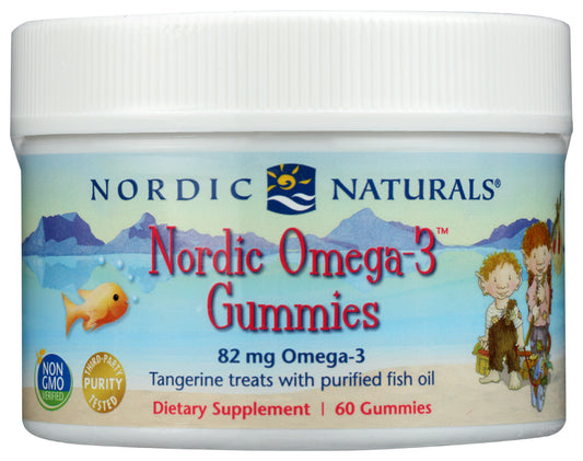 Nordic Naturals 82 mg Omega-3 60 Gummies Front