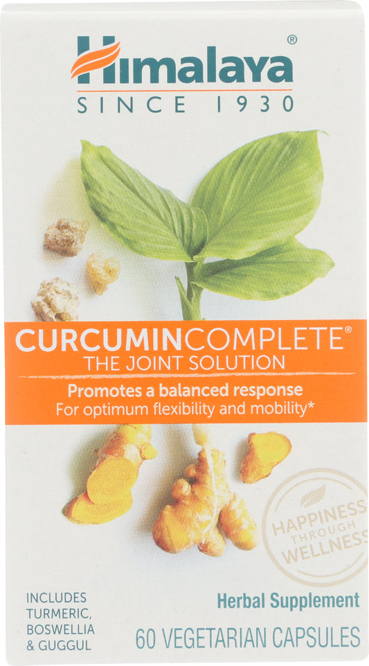 Himalaya Curcumin Complete 60 Vegetarian Capsules Front of Box