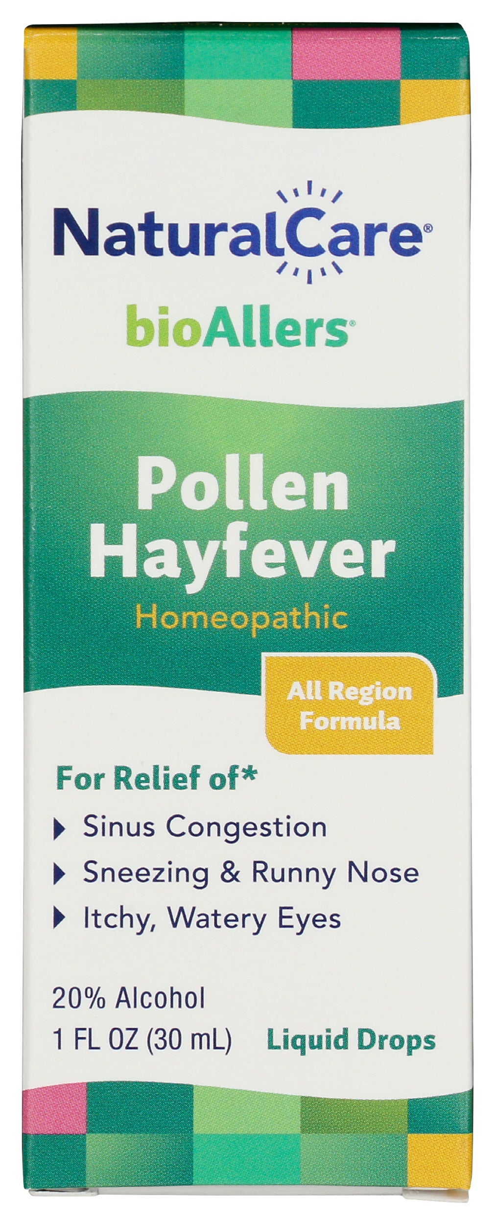 bioAllers Pollen Hayfever 1 fl oz Front