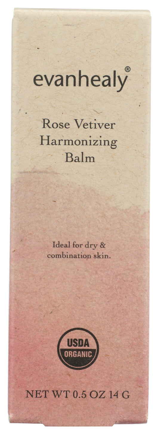 evanhealy Rose Vetiver Harmonizing Balm 0.5 Oz. Front