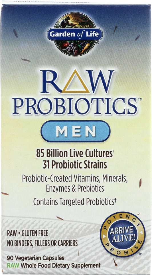 Garden of Life Raw Probiotics Men Front of Box