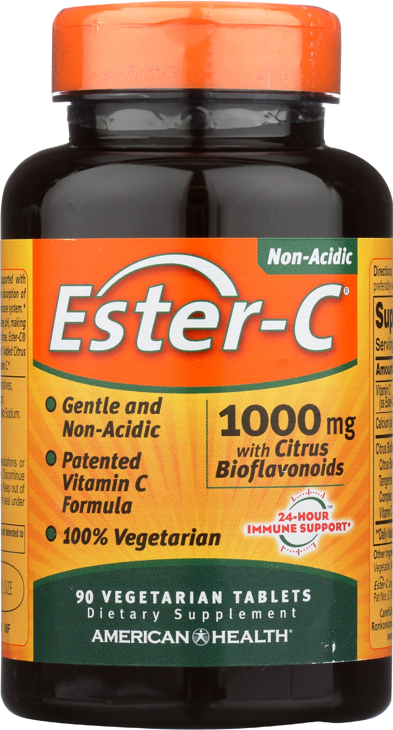 American Health Ester-C 1000mg 90 Vegetarian Capsules Front of Bottle