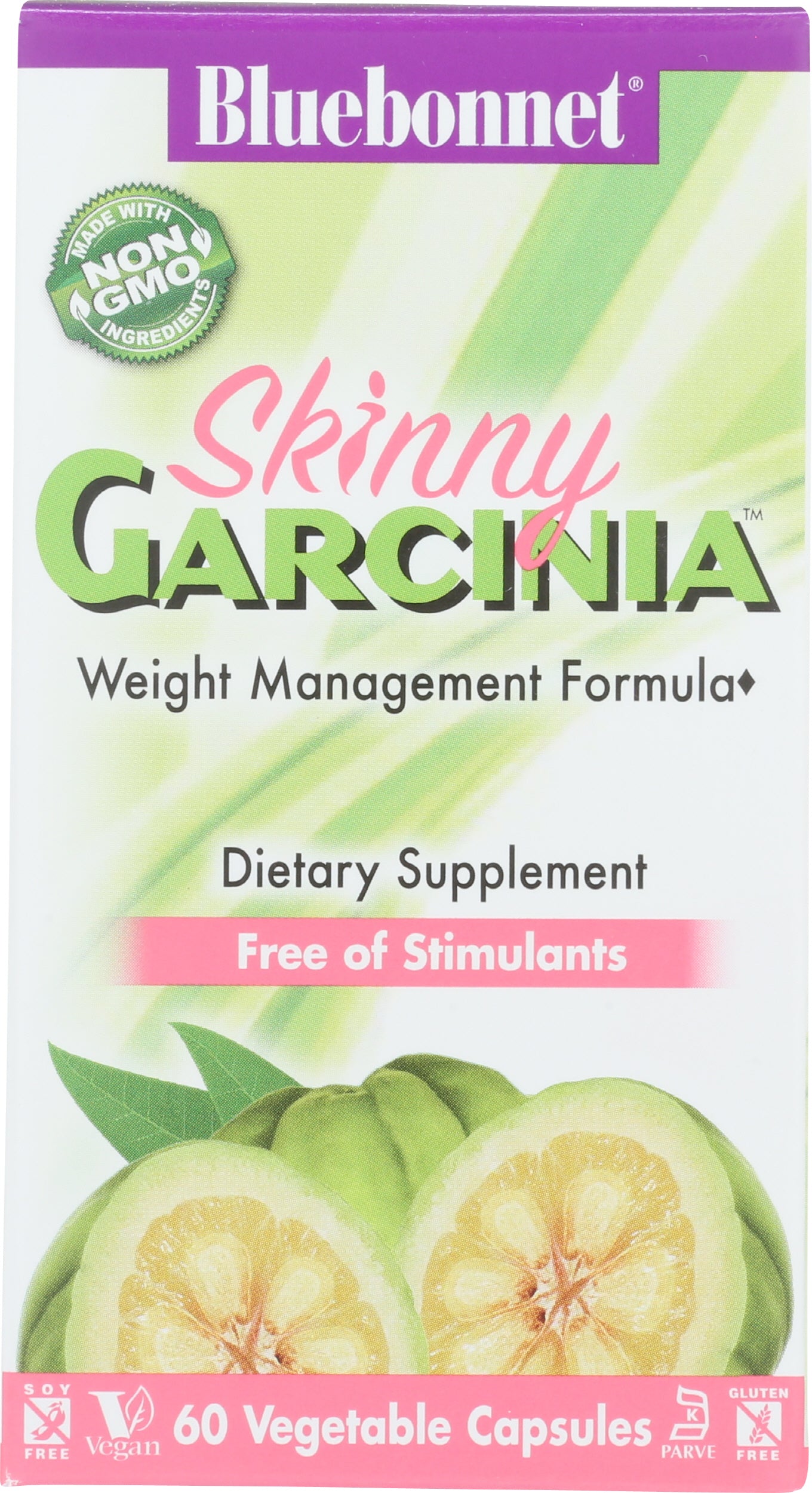 Bluebonnet Skinny Garcinia 60 Vegetable Capsules Front