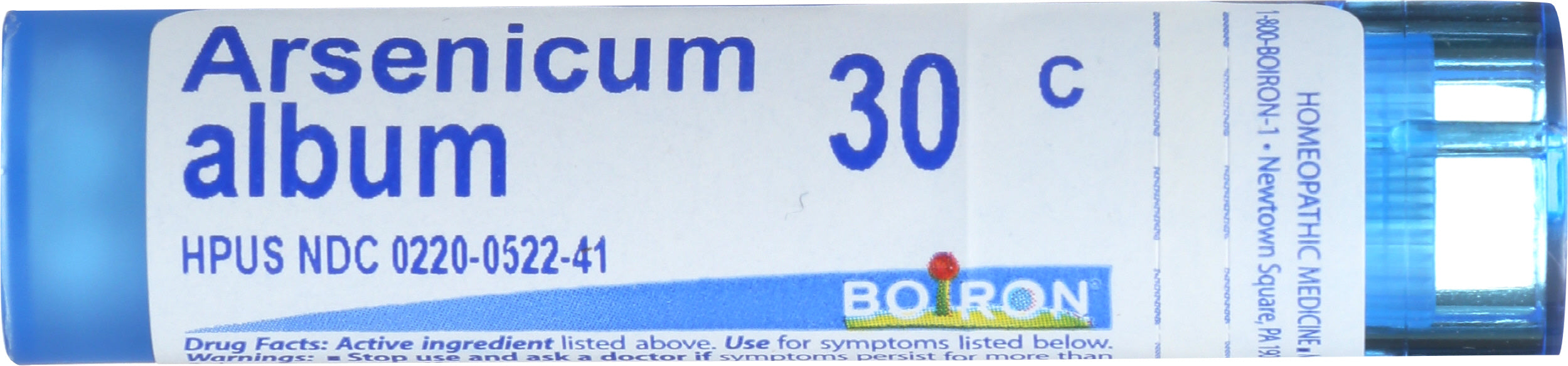 Boiron Arsenicum Album 30C, 80 Pellets, Homeopathic Medicine for Food  Poisoning