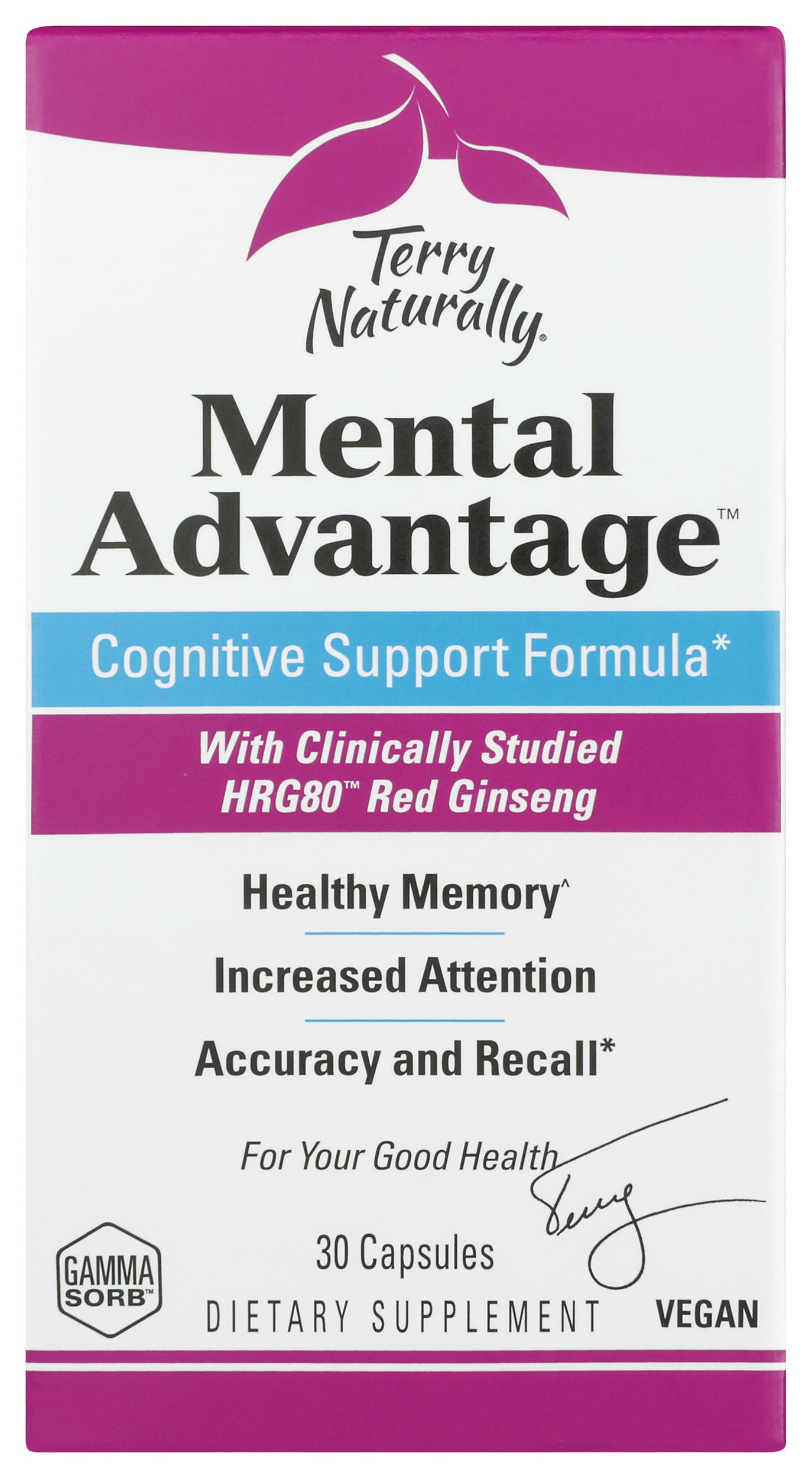 Terry Naturally Mental Advantage 30 Capsules