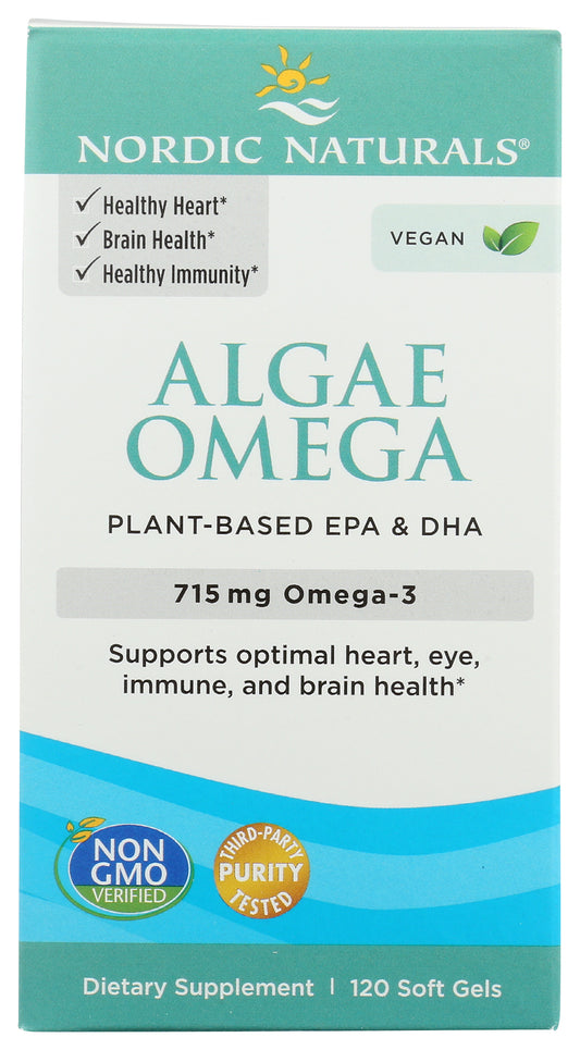 Nordic Naturals Algae Omega Front of Box