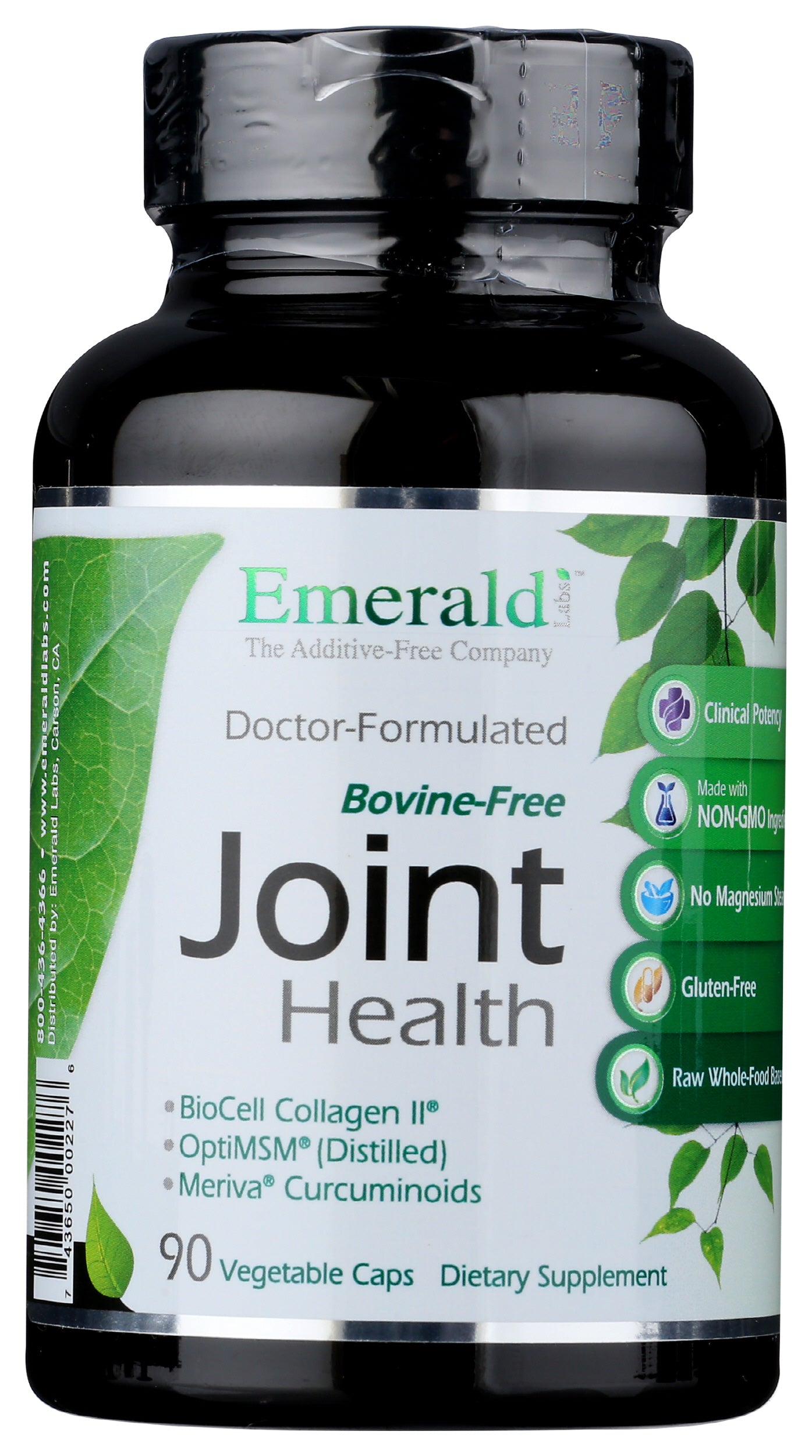 Emerald Labs Joint Health 90 Vegetable Caps Front