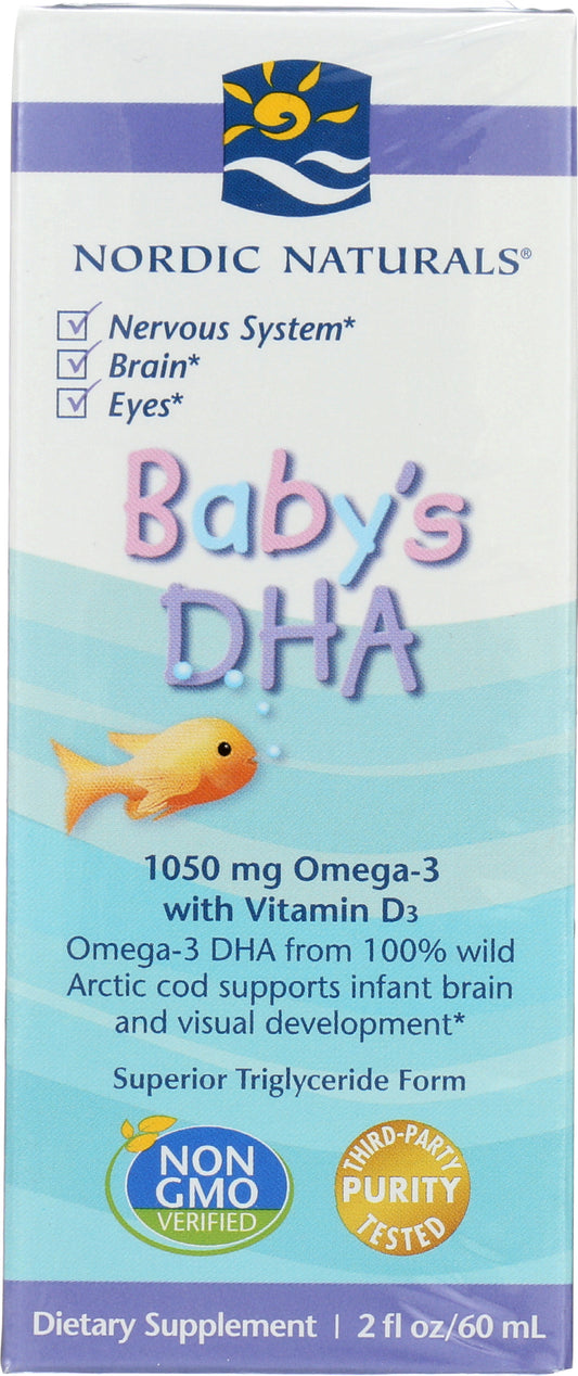 Nordic Naturals Baby's DHA 2 Fl. Oz. Front