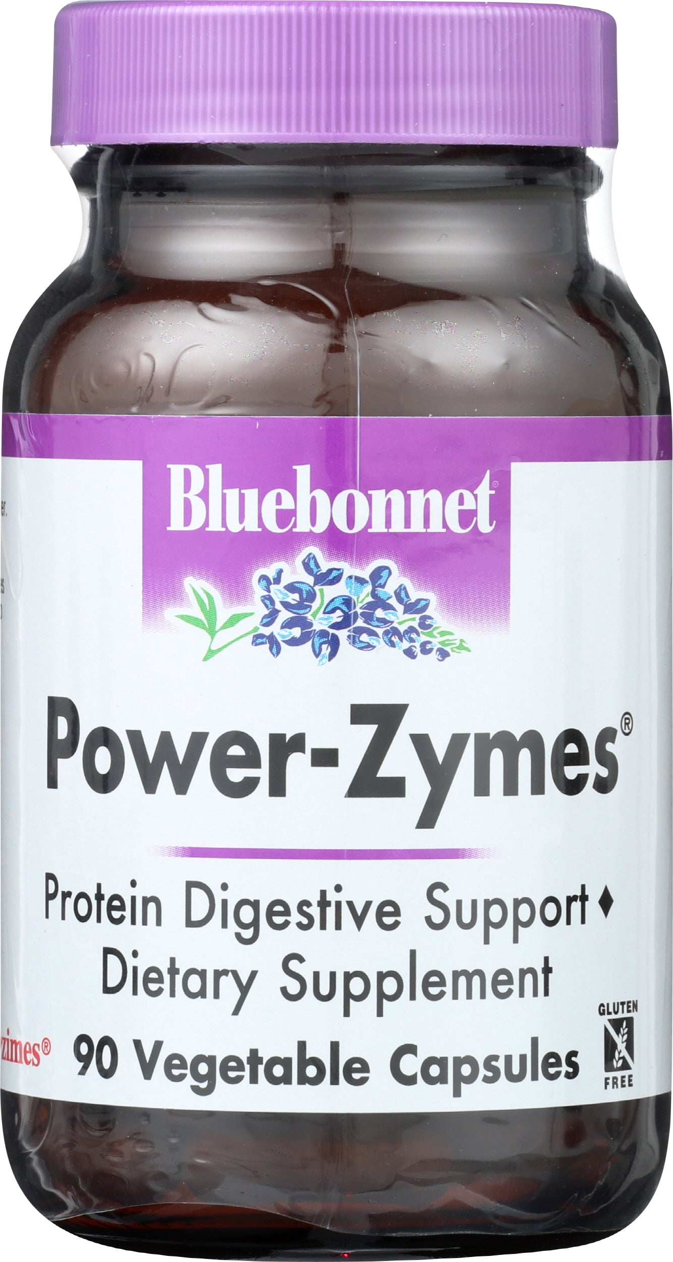 Bluebonnet Power-Zymes 90 Vegetable Capsules Front