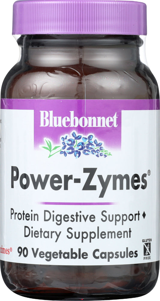 Bluebonnet Power-Zymes 90 Vegetable Capsules Front