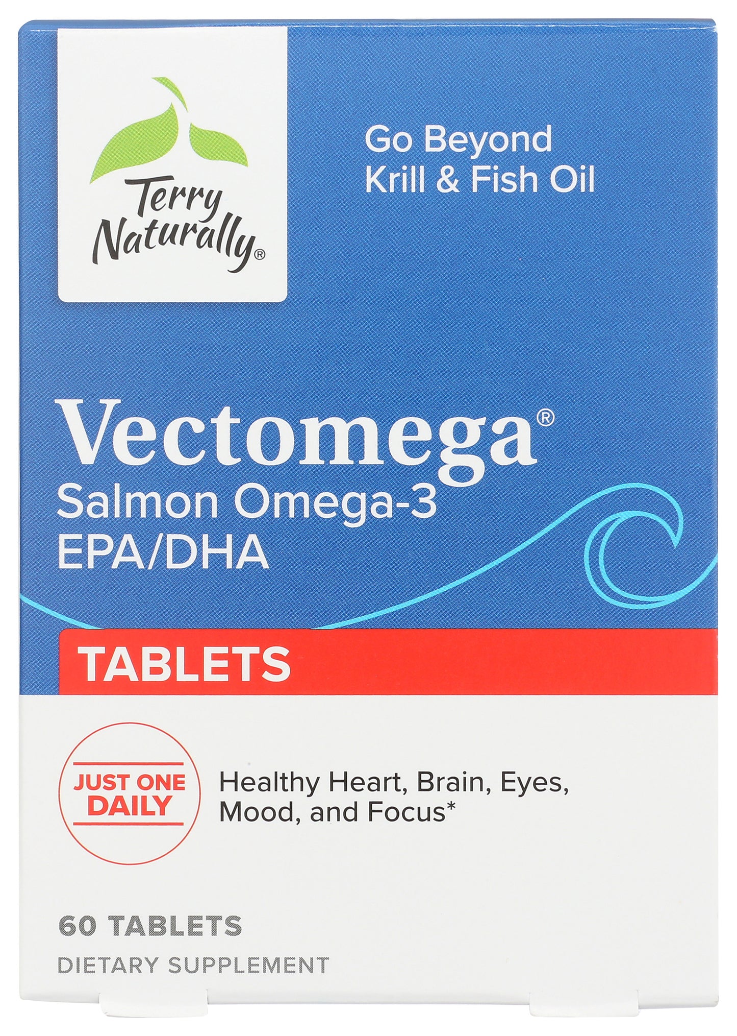 Terry Naturally Vectomega Salmon Omega-3 EPA/DHA 60 Tablets