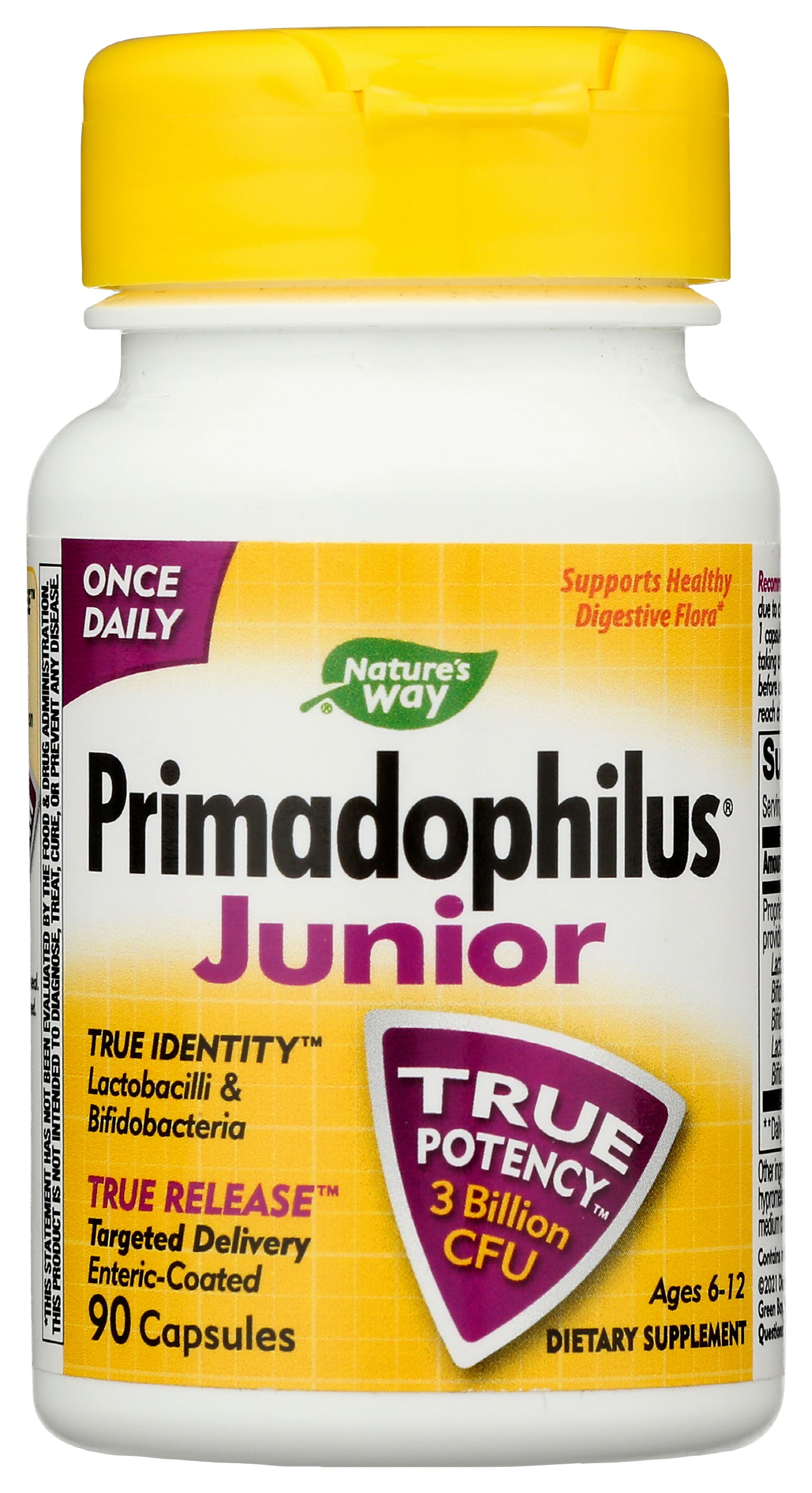 Nature's Way Primadophilus Junior Front of Bottle