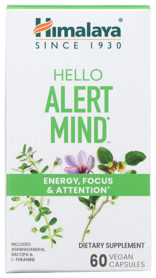 Himalaya Hello Alert Mind 60 Vegan Capsules