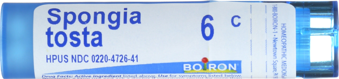 Boiron Spongia tosta 6c