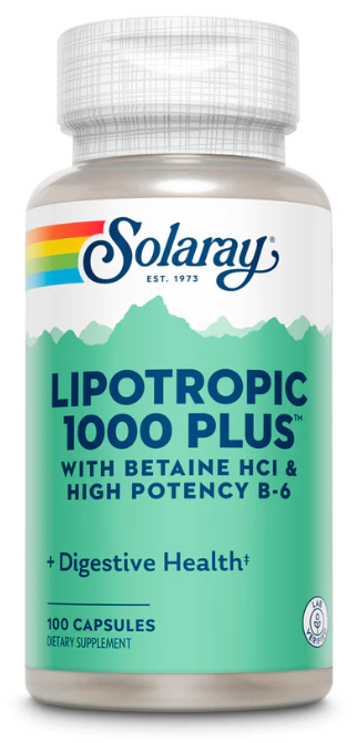 Solaray Lipotropic 1000 Plus 100 Capsules