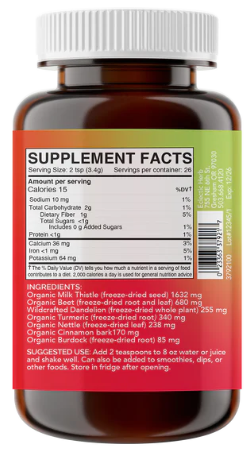 Eclectic Institute Liver and Gallbladder Support 90 g