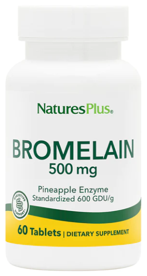 NaturesPlus Bromelain 500mg 60 Tablets