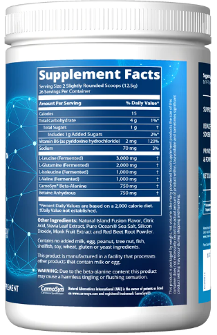 MRM Nutrition Reload BCAA+G Island Fusion Flavored 330g