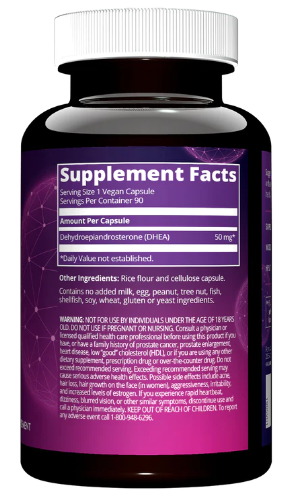 MRM Nutrition DHEA 50mg 90 Vegan Capsules