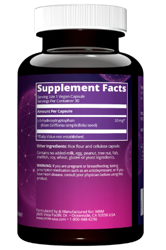 MRM Nutrition 5-HTP 50 mg 30 Vegan Capsules