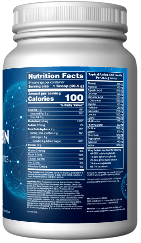 MRM Nutrition Whey Protein Vanilla 32.6 Oz