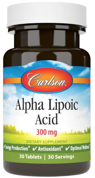Carlson Alpha Lipoic Acid 300mg 30 Tablets