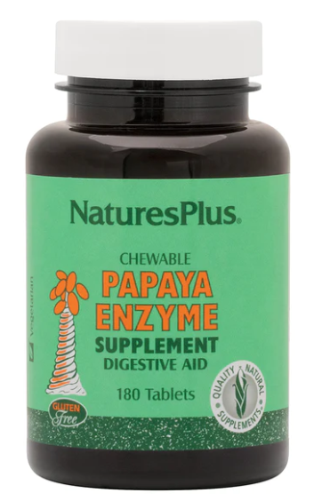 NaturesPlus Papaya Enzyme 180 Chewable Tablets
