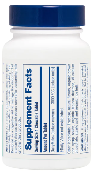 NaturesPlus Say Yes to Dairy 50 Chewable Tablets
