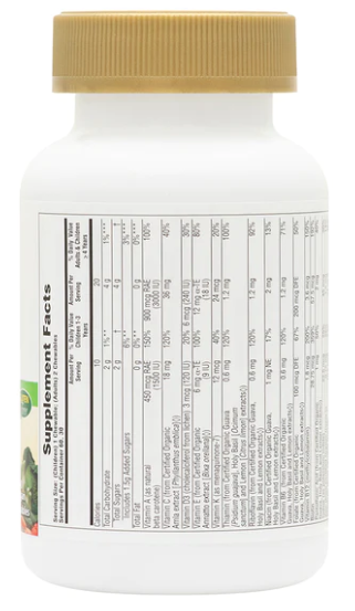 NaturesPlus Source of Life Garden Family Multivitamin 60 Vegan Chewables