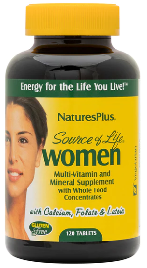 NaturesPlus Source of Life Women Multivitamin 120 Tablets