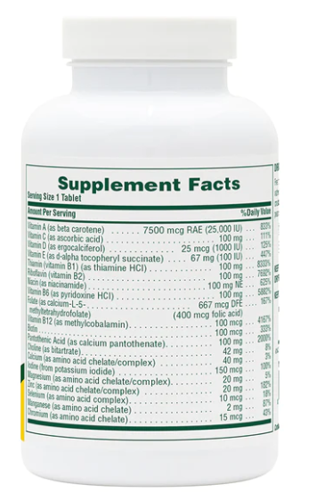 NaturesPlus Ultra I Daily Iron Free 90 Tablets