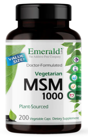 Emerald Labs MSM 1000 200 Vegetable Caps
