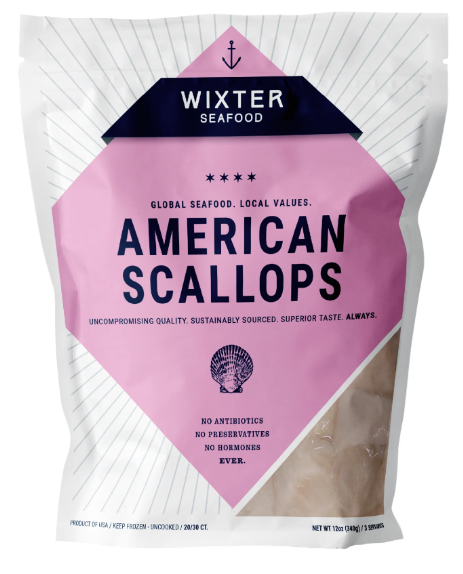 Wixter Seafood American Scallops 12oz