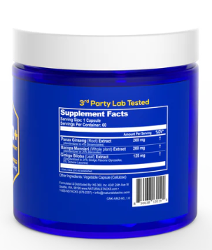 Natural Stacks Gingko+ 60 Vegan Capsules