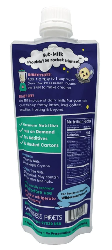 Wilderness Poets Spin Macadamia Milk Concentrate 8oz