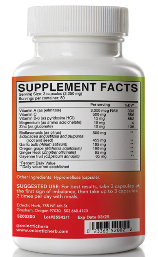 Eclectic Herb Vita Biotic 750 mg 150 Capsules