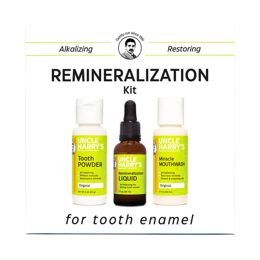 Uncle Harrys Remineralization Kit for Tooth Enamel
