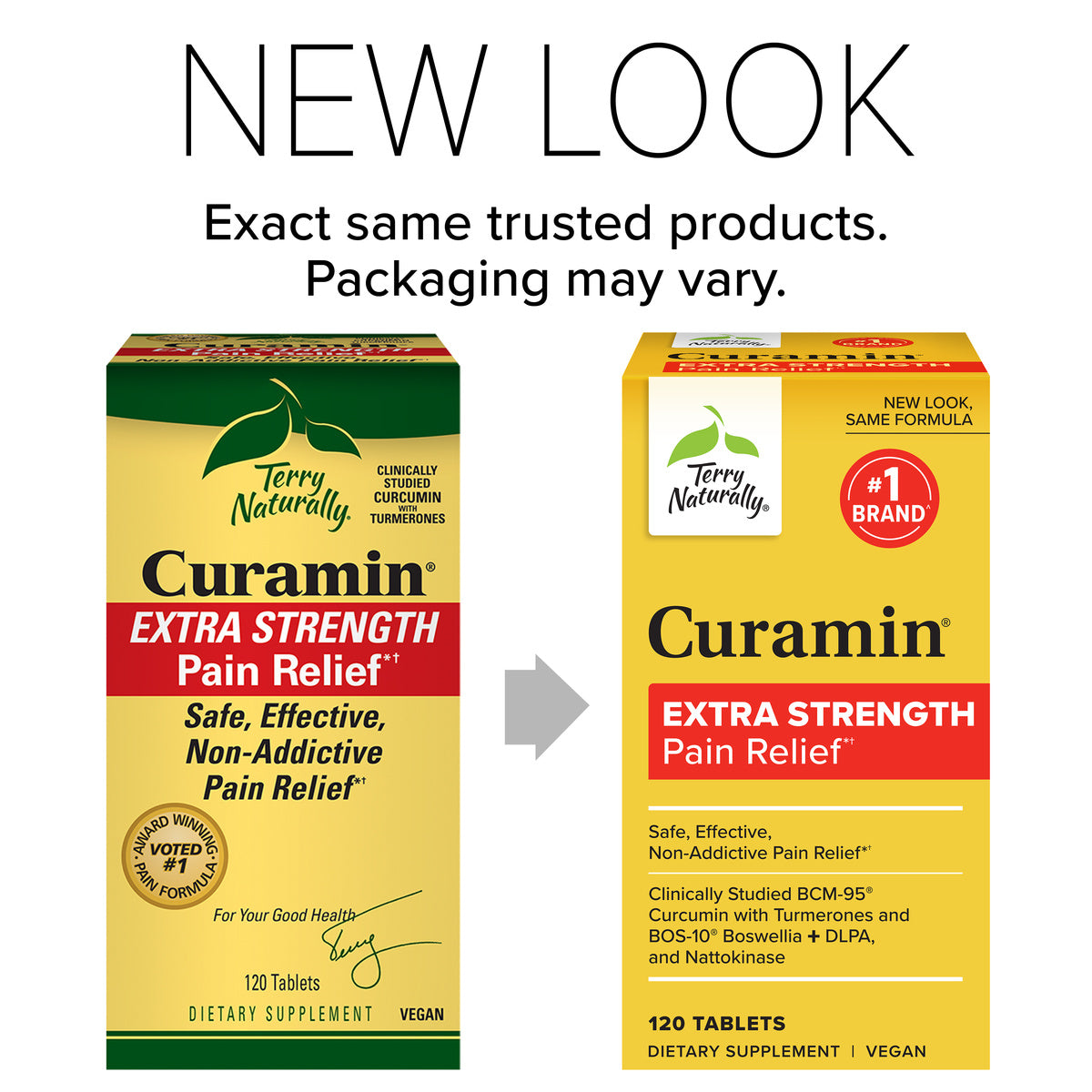 Terry Naturally Curamin Extra Strength Pain Relief 120 Tablets